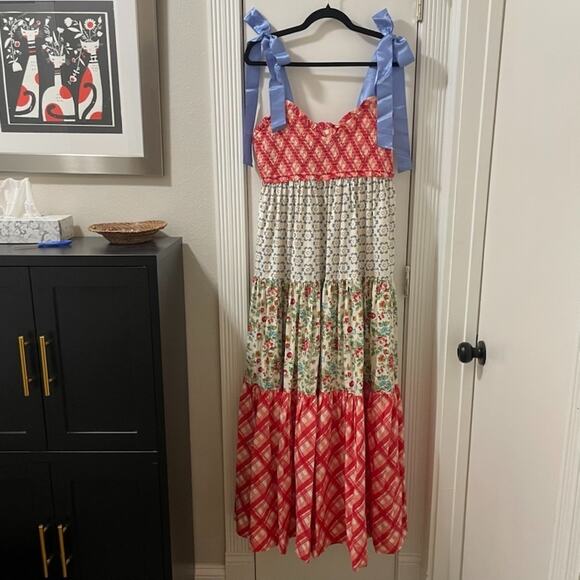 Free People Dresses & Skirts - Free People Bluebell Maxi - Cherry Combo - XL Boho Cottageore Prairie Feminine
